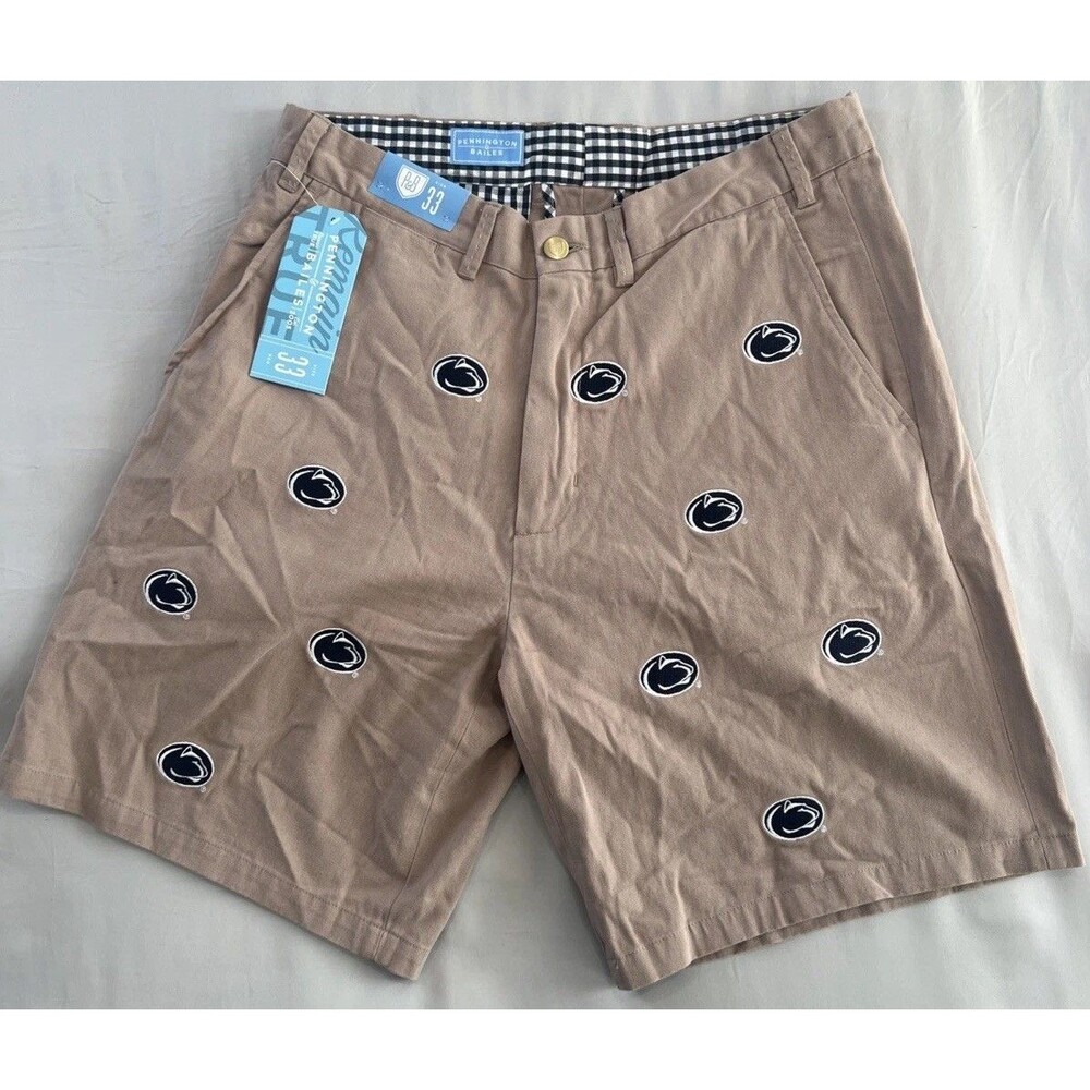 Pennington & Bailes Castaway Penn State Nittany Lions Stadium Shorts Size 33”